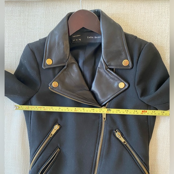 Zara unique moto jacket size small - Picture 2 of 6